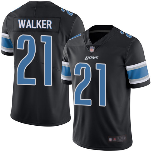 Detroit Lions Limited Black Men Tracy Walker Jersey NFL Football #21 Rush Vapor Untouchable->youth nfl jersey->Youth Jersey